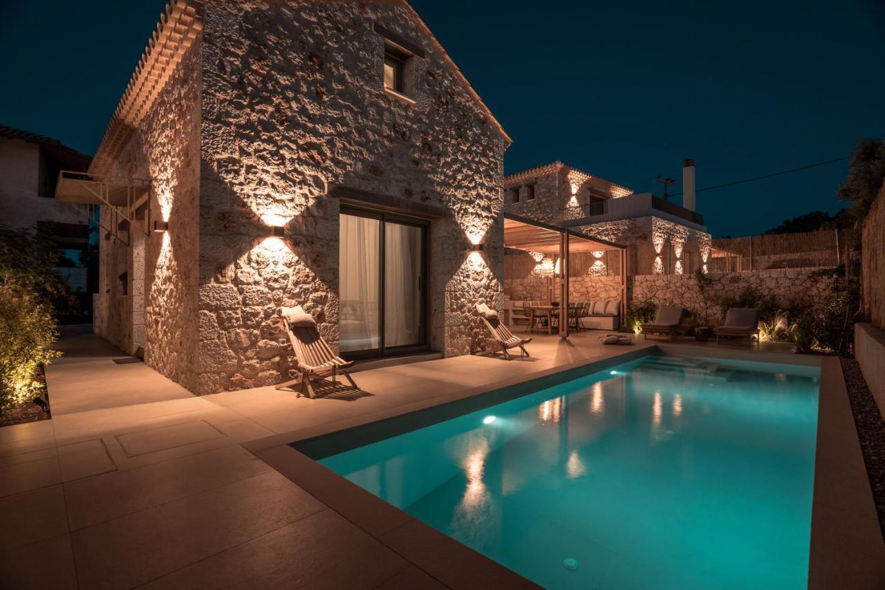Papadria Villas - Modern Luxury Villas Near Kathisma Beach Tsoukaladhes Bagian luar foto